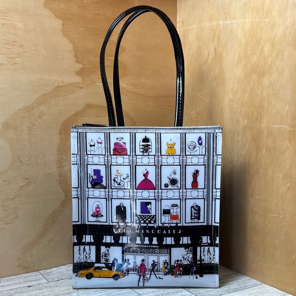 PreOwned Bloomingdale’s Iconic 59th Street Front PVC Shopping Tote